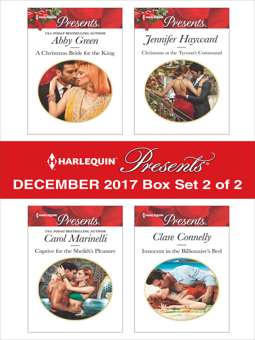 Title details for Harlequin Presents December 2017--Box Set 2 of 2 by Abby Green - Available